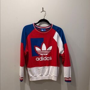 Adidas Tri-Color Crewneck Sweatshirt
